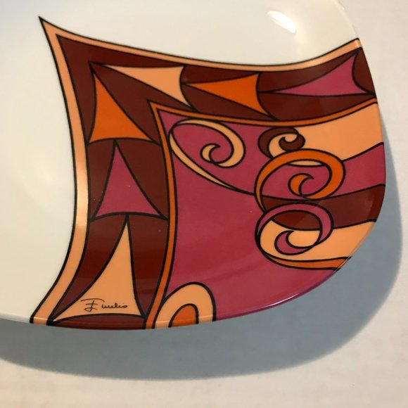 Emilio Pucci Vintage Richard Ginori Plate - 1970's - Excellent Condition w/Box. - Picture 7 of 15